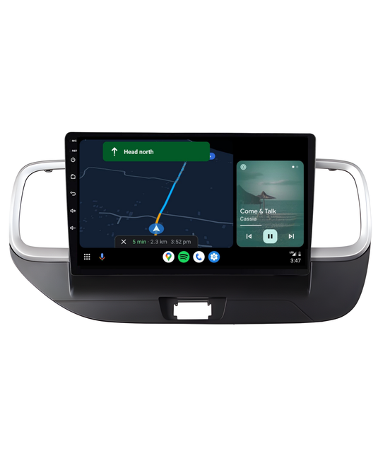 Hyundai Venue (2019-2024) Plug & Play Head Unit Upgrade Kit: Car Radio with Wireless & Wired Apple CarPlay & Android Auto