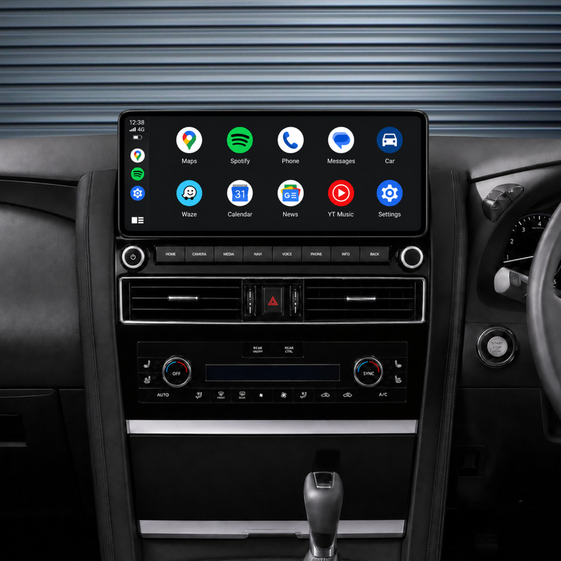 Load image into Gallery viewer, Nissan Patrol Y62 Ti / Ti-L / Warrior (2010 - 2024) 12.3" HD Plug &amp; Play Head Unit Upgrade Kit: Car Radio with Wireless &amp; Wired Apple CarPlay &amp; Android Auto
