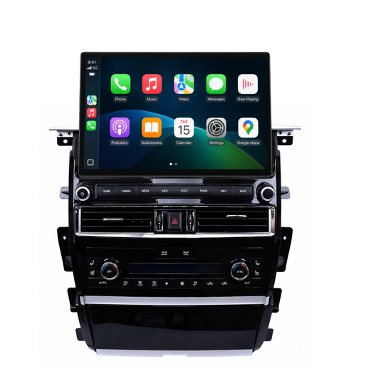 Nissan Patrol Y62 Ti / Ti-L / Warrior (2010 - 2024) 13.1" HD Large Plug & Play Head Unit Upgrade Kit: Car Radio with Wireless & Wired Apple CarPlay & Android Auto