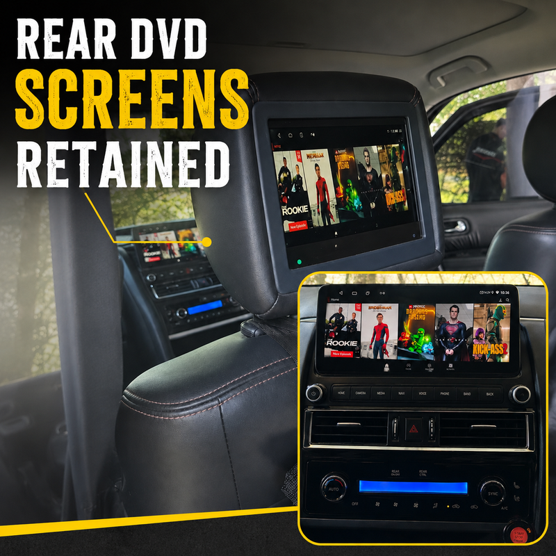 Load image into Gallery viewer, Nissan Patrol Y62 Rear DVD Screen Retention Module Kit

