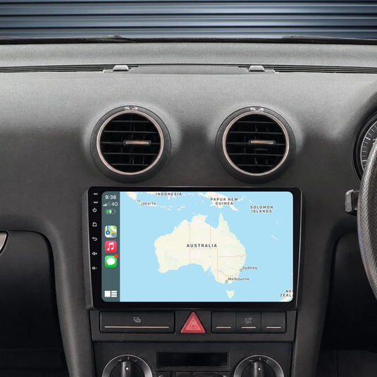 Audi A3 (2008-2012) Plug & Play Head Unit Upgrade Kit: Car Radio with Wireless & Wired Apple CarPlay & Android Auto