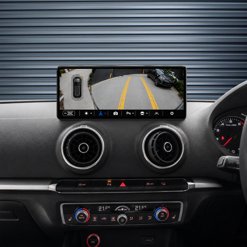 Load image into Gallery viewer, Audi A3 (2013-2019) Plug &amp; Play Head Unit Upgrade Kit: Car Radio with Wireless &amp; Wired Apple CarPlay &amp; Android Auto
