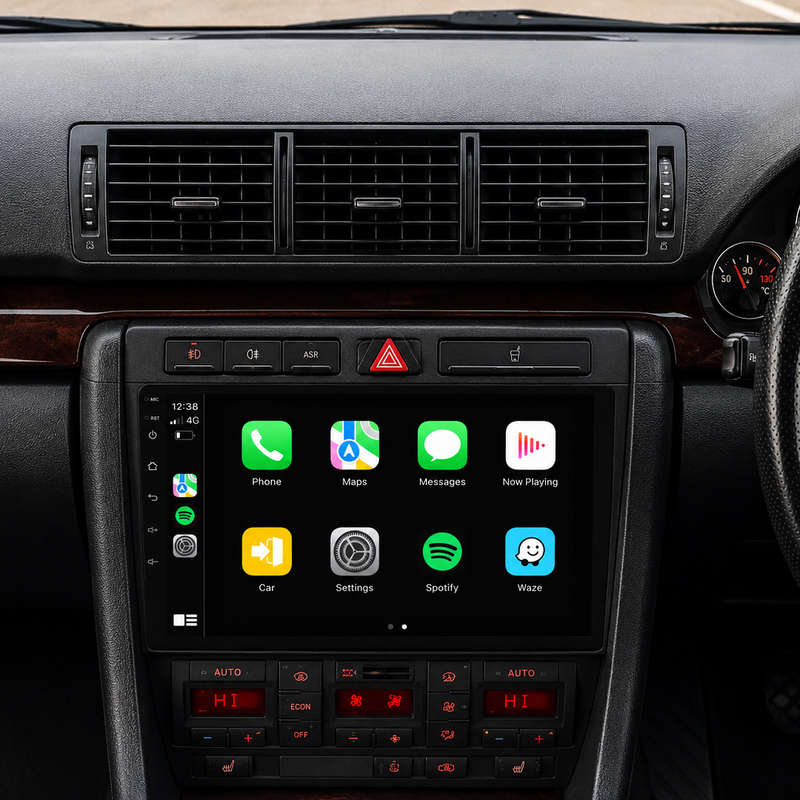 Load image into Gallery viewer, Audi A6 C5 (1997-2004) Plug &amp; Play Head Unit Upgrade Kit: Car Radio with Wireless &amp; Wired Apple CarPlay &amp; Android Auto
