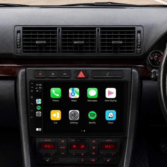 Audi A6 C5 (1997-2004) Plug & Play Head Unit Upgrade Kit: Car Radio with Wireless & Wired Apple CarPlay & Android Auto