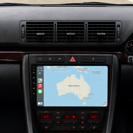Audi A6 C5 (1997-2004) Plug & Play Head Unit Upgrade Kit: Car Radio with Wireless & Wired Apple CarPlay & Android Auto