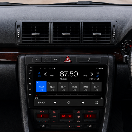 Audi A6 C5 (1997-2004) Plug & Play Head Unit Upgrade Kit: Car Radio with Wireless & Wired Apple CarPlay & Android Auto