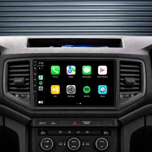 Volkswagen Amarok (2016-2021) Plug & Play Head Unit Upgrade Kit: Car Radio with Wireless & Wired Apple CarPlay & Android Auto