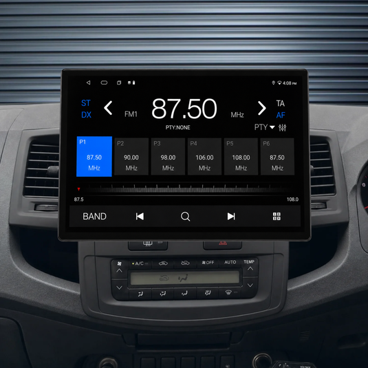 Toyota Hilux / N70 Auto AC 13.1" HD Ultra-Large (2005-2014) Plug & Play Head Unit Upgrade Kit: Car Radio with Wireless & Wired Apple CarPlay & Android Auto