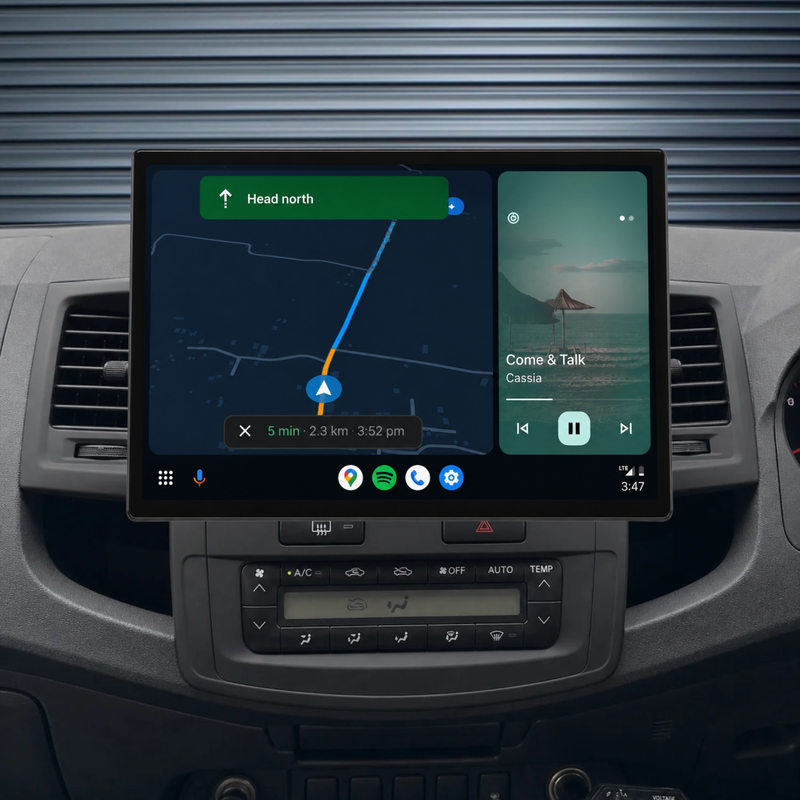 Load image into Gallery viewer, Toyota Hilux / N70 Auto AC 13.1" HD Ultra-Large (2005-2014) Plug &amp; Play Head Unit Upgrade Kit: Car Radio with Wireless &amp; Wired Apple CarPlay &amp; Android Auto
