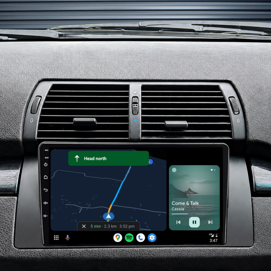 BMW X5 E53 E39 (1995-2006) Plug & Play Apple CarPlay & Android Auto Head Unit Upgrade Kit Wireless Touchscreen Replacement
