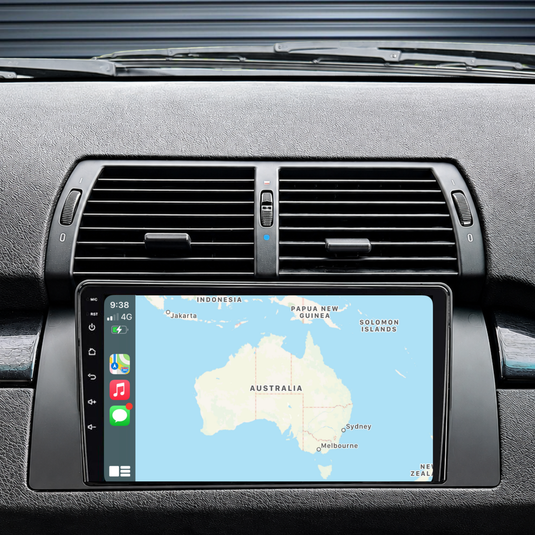 BMW X5 E53 E39 (1995-2006) Plug & Play Apple CarPlay & Android Auto Head Unit Upgrade Kit Wireless Touchscreen Replacement