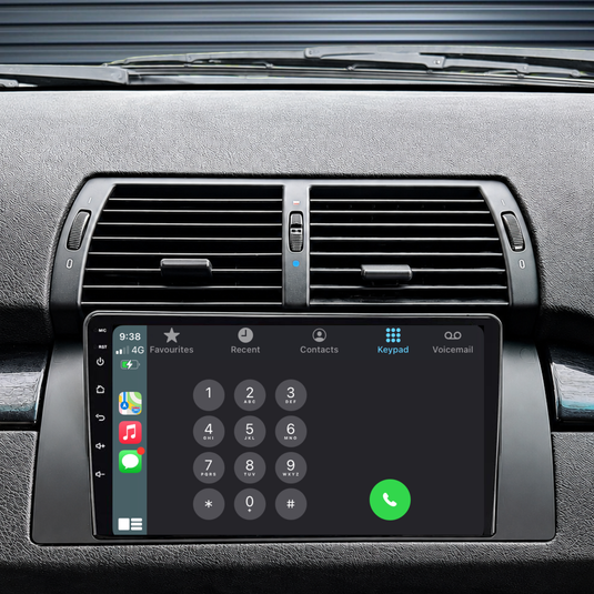 BMW X5 E53 E39 (1995-2006) Plug & Play Apple CarPlay & Android Auto Head Unit Upgrade Kit Wireless Touchscreen Replacement