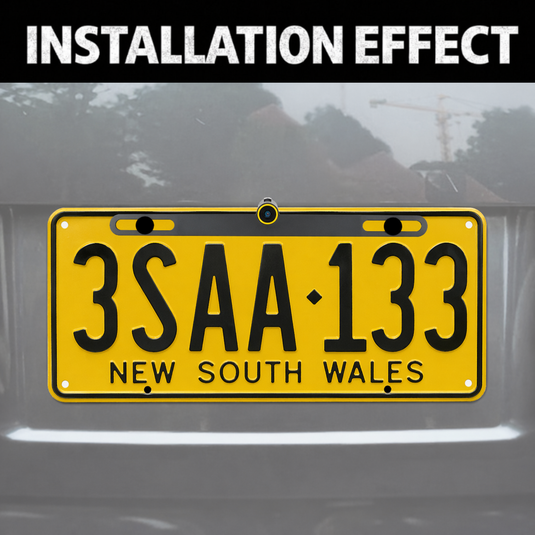 Reverse Camera Number Plate Mount Kit