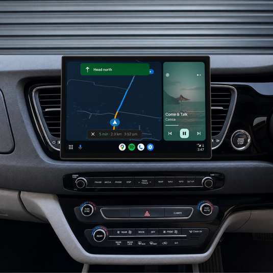 Kia Carnival 13.1" Screen HD (2015-2020) Plug & Play Head Unit Upgrade Kit: Car Radio with Wireless & Wired Apple CarPlay & Android Auto