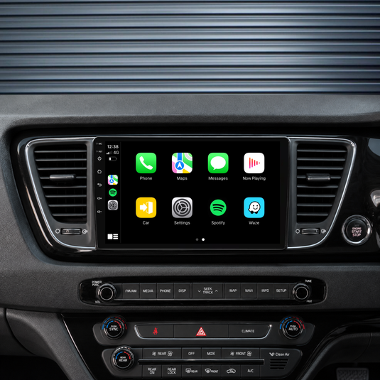 Kia Carnival (2015-2020) Plug & Play Head Unit Upgrade Kit: Car Radio with Wireless & Wired Apple CarPlay & Android Auto