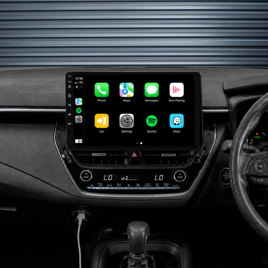 Toyota Corolla (2019-2024) Plug & Play Head Unit Upgrade Kit: Car Radio with Wireless & Wired Apple CarPlay & Android Auto