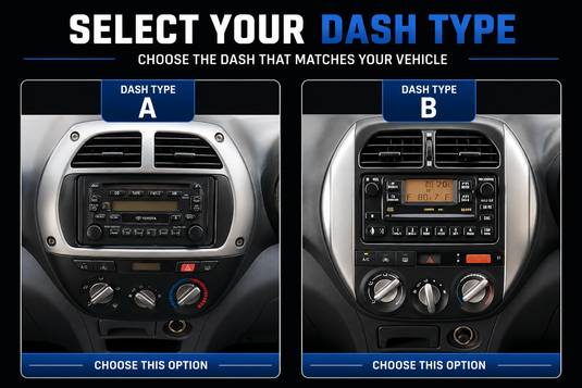 Toyota RAV4 (2001-2006) Plug & Play Head Unit Upgrade Kit: Car Radio with Wireless & Wired Apple CarPlay & Android Auto