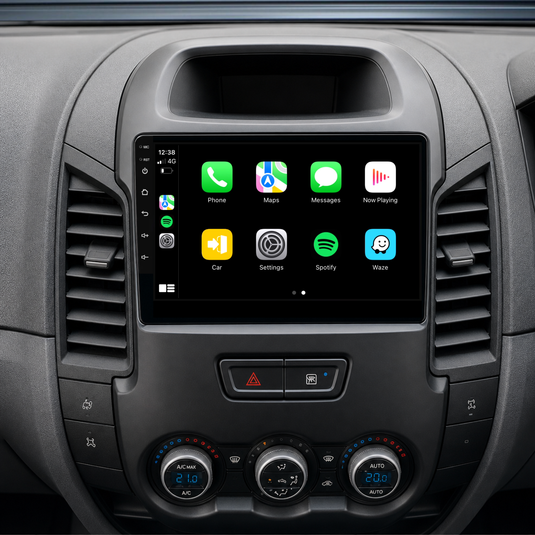 Ford Ranger/F250 (2011-2015) Plug & Play Head Unit Upgrade Kit: Car Radio with Wireless & Wired Apple CarPlay & Android Auto