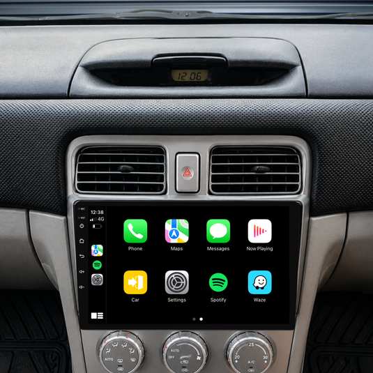Subaru Forester (2004-2008) Plug & Play Head Unit Upgrade Kit: Car Radio with Wireless & Wired Apple CarPlay & Android Auto
