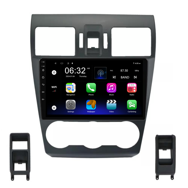 Load image into Gallery viewer, Subaru Forester/Impreza/XV/WRX (2012-2015) Plug &amp; Play Head Unit Upgrade Kit: Car Radio with Wireless &amp; Wired Apple CarPlay &amp; Android Auto

