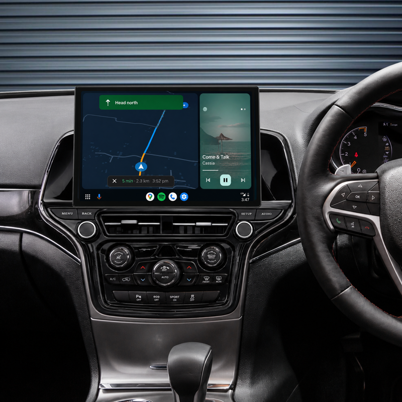 Load image into Gallery viewer, Jeep Grand Cherokee 13.1" HD Large Screen (2014-2022) Plug &amp; Play Head Unit Upgrade Kit: Car Radio with Wireless &amp; Wired Apple CarPlay &amp; Android Auto
