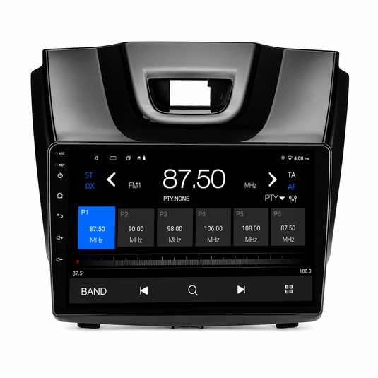 Holden Colorado GLOSS PIANO BLACK (2012-2016) Plug & Play Head Unit Upgrade Kit: Car Radio with Wireless & Wired Apple CarPlay & Android Auto (MyLink Compatible)