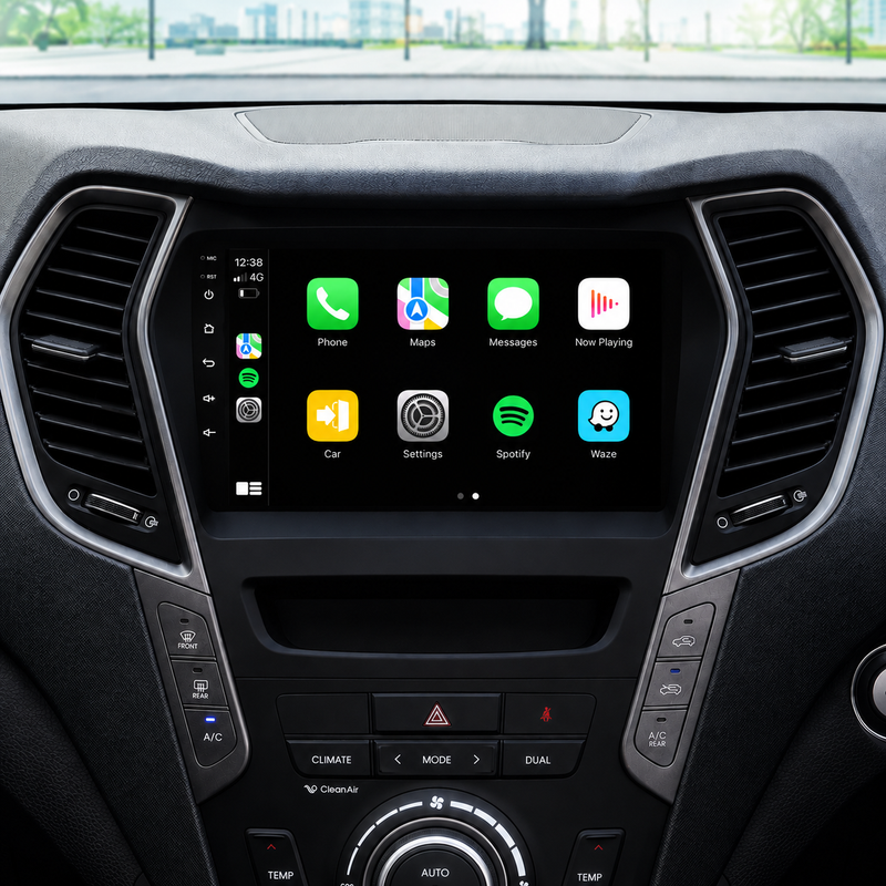 Load image into Gallery viewer, Hyundai IX45/Santa Fe (2015-2018) Plug &amp; Play Head Unit Upgrade Kit: Car Radio with Wireless &amp; Wired Apple CarPlay &amp; Android Auto
