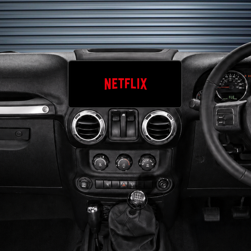 Load image into Gallery viewer, Jeep Wrangler 12.3" HD Large Screen (2011-2016) Plug &amp; Play Head Unit Upgrade Kit: Car Radio with Wireless &amp; Wired Apple CarPlay &amp; Android Auto
