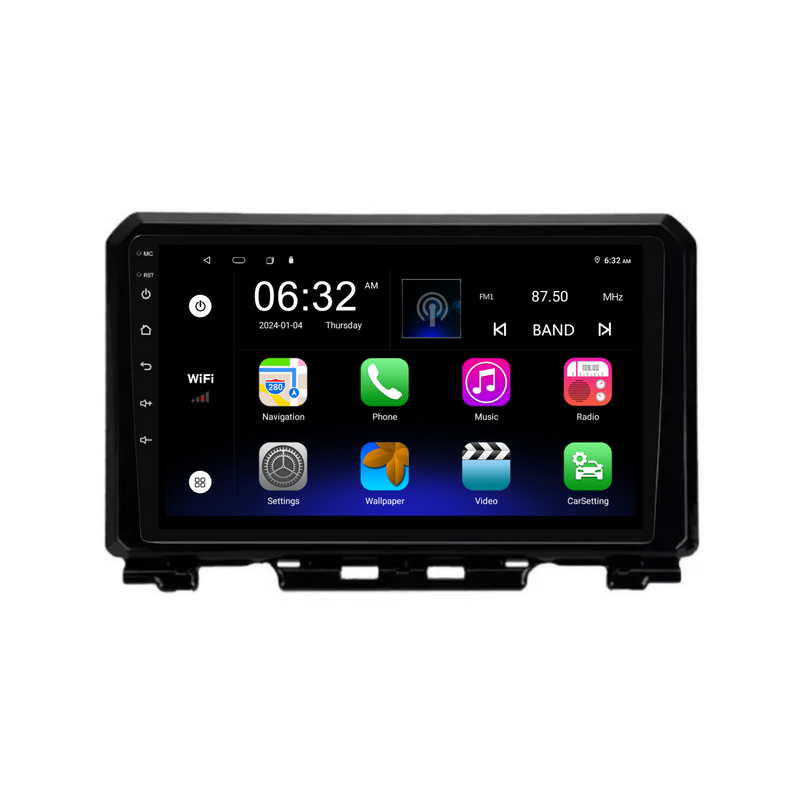 Load image into Gallery viewer, Suzuki Jimny (2015-2024) Plug &amp; Play Head Unit Upgrade Kit: Car Radio with Wireless &amp; Wired Apple CarPlay &amp; Android Auto
