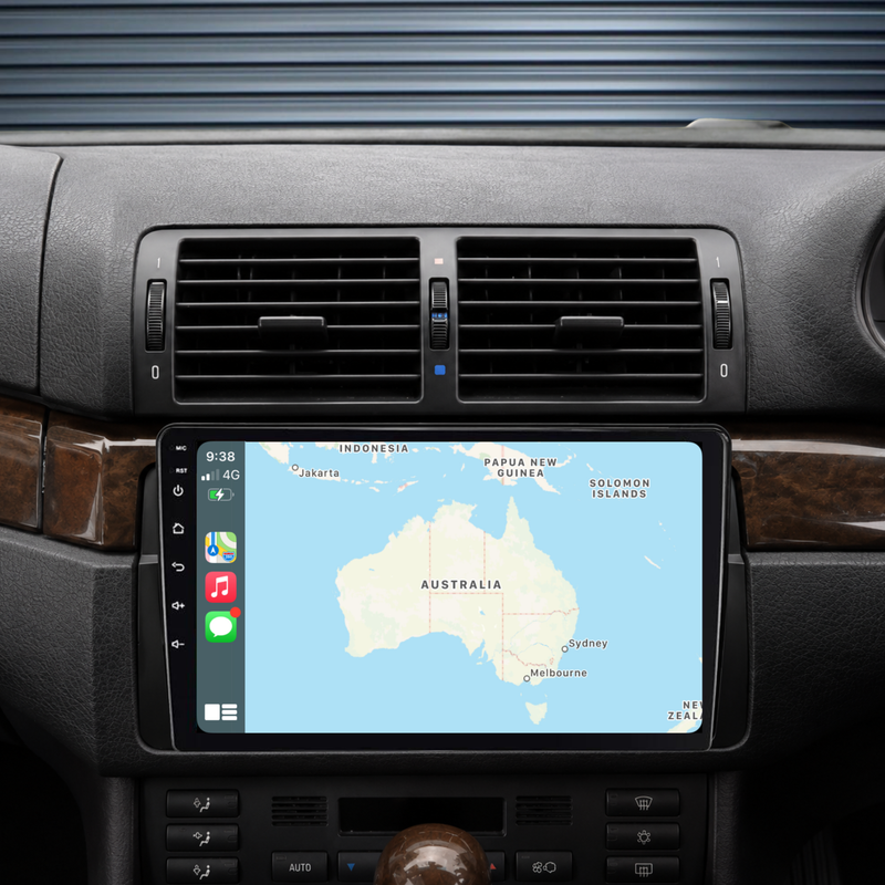 Load image into Gallery viewer, BMW E46 3 Series &amp; M3 (1998-2005) Plug &amp; Play Apple CarPlay &amp; Android Auto Head Unit Upgrade Kit – Wireless Touchscreen GPS Stereo Replacement
