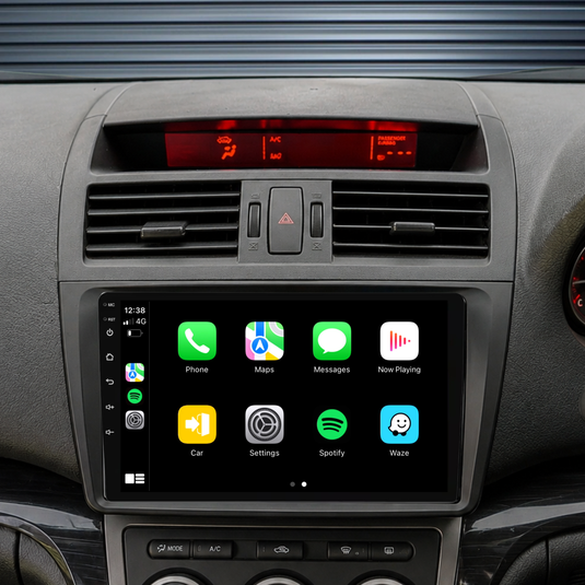Mazda 6 (2009-2015) Plug & Play Head Unit Upgrade Kit: Car Radio with Wireless & Wired Apple CarPlay & Android Auto