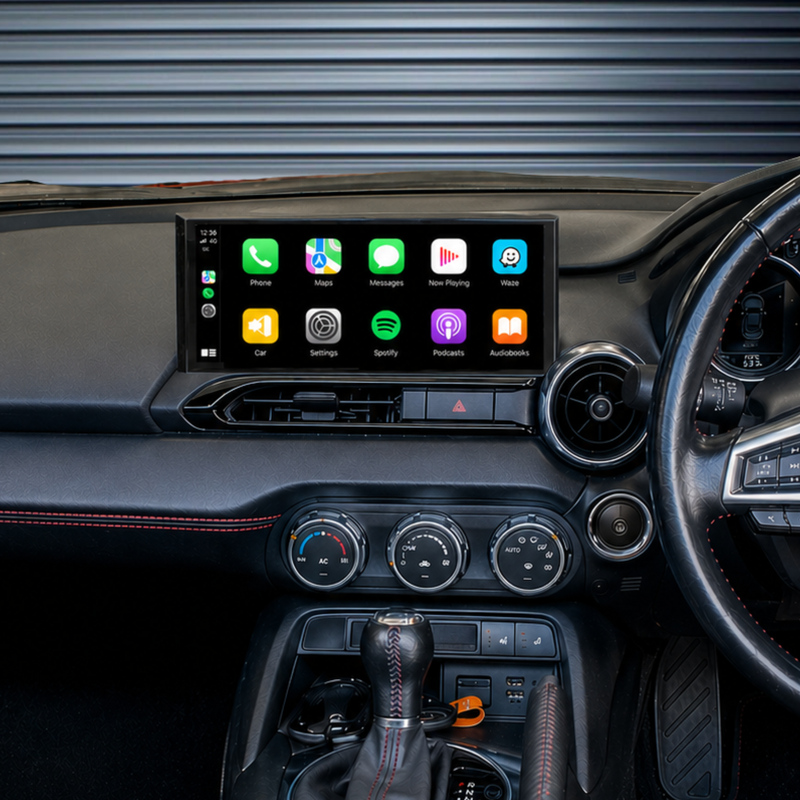 Load image into Gallery viewer, Mazda MX-5 MX5 Miata (2015-2022) 12.3" HD Plug &amp; Play Head Unit Upgrade Kit: Car Radio with Wireless &amp; Wired Apple CarPlay &amp; Android Auto
