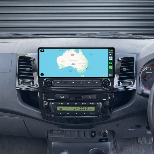 Toyota Hilux N70 Digital & Manual AC (2005-2014) 12.3