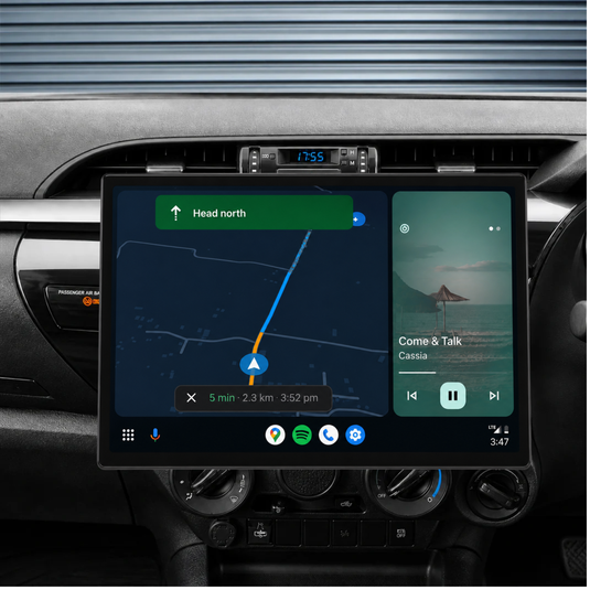 Toyota Hilux N80 / SR5 (2014-2022) 13.1" HD Ultra-Large Plug & Play Head Unit Upgrade Kit: Car Radio with Wireless & Wired Apple CarPlay & Android Auto