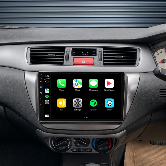 Mitsubishi Lancer (2003-2007) Plug & Play Head Unit Upgrade Kit: Car Radio with Wireless & Wired Apple CarPlay & Android Auto