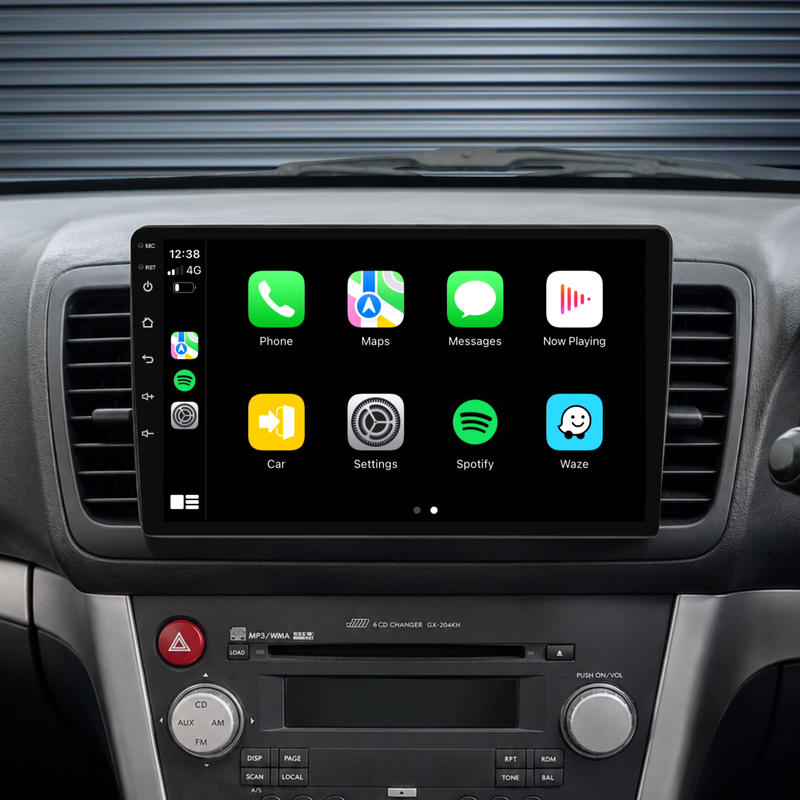 Load image into Gallery viewer, Subaru Outback/Legacy (2003-2009) Plug &amp; Play Head Unit Upgrade Kit: Car Radio with Wireless &amp; Wired Apple CarPlay &amp; Android Auto
