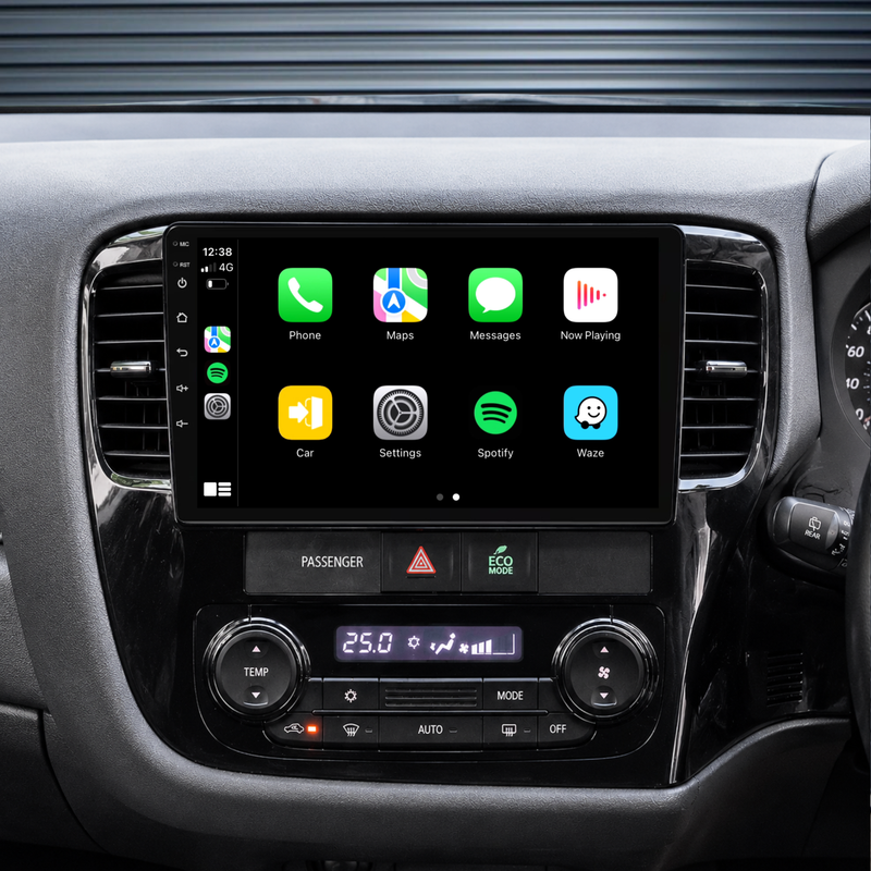 Load image into Gallery viewer, Mitsubishi Outlander (2012-2020) Plug &amp; Play Head Unit Upgrade Kit: Car Radio with Wireless &amp; Wired Apple CarPlay &amp; Android Auto
