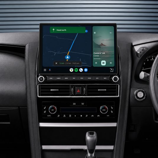 Nissan Patrol Y62 Ti / Ti-L / Warrior (2010 - 2024) 13.1" HD Large Plug & Play Head Unit Upgrade Kit: Car Radio with Wireless & Wired Apple CarPlay & Android Auto