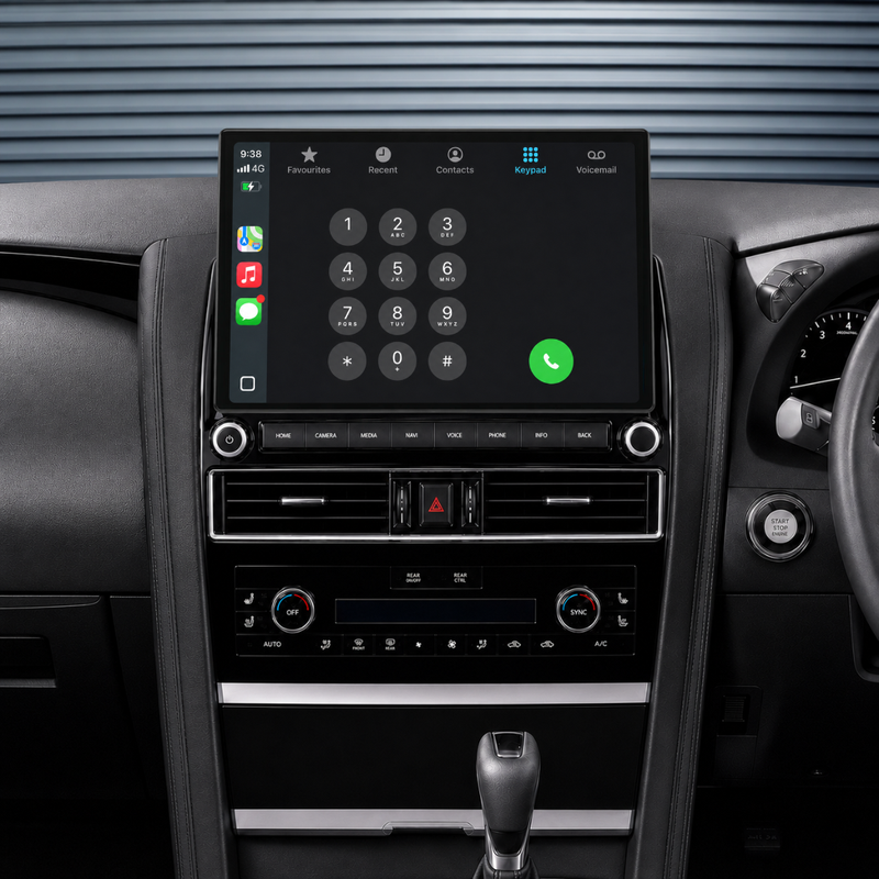 Load image into Gallery viewer, Nissan Patrol Y62 Ti / Ti-L / Warrior (2010 - 2024) 13.1" HD Large Plug &amp; Play Head Unit Upgrade Kit: Car Radio with Wireless &amp; Wired Apple CarPlay &amp; Android Auto
