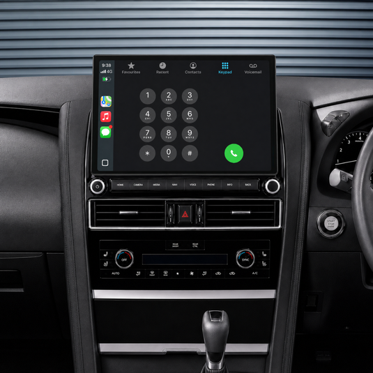 Nissan Patrol Y62 Ti / Ti-L / Warrior (2010 - 2024) 13.1" HD Large Plug & Play Head Unit Upgrade Kit: Car Radio with Wireless & Wired Apple CarPlay & Android Auto