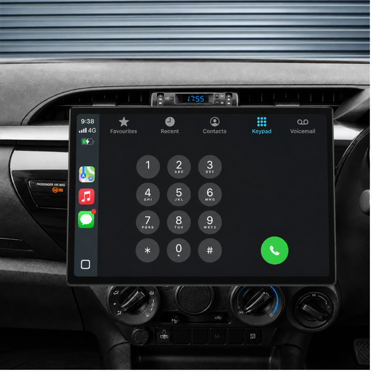 Toyota Hilux N80 / SR5 (2014-2022) 13.1" HD Ultra-Large Plug & Play Head Unit Upgrade Kit: Car Radio with Wireless & Wired Apple CarPlay & Android Auto