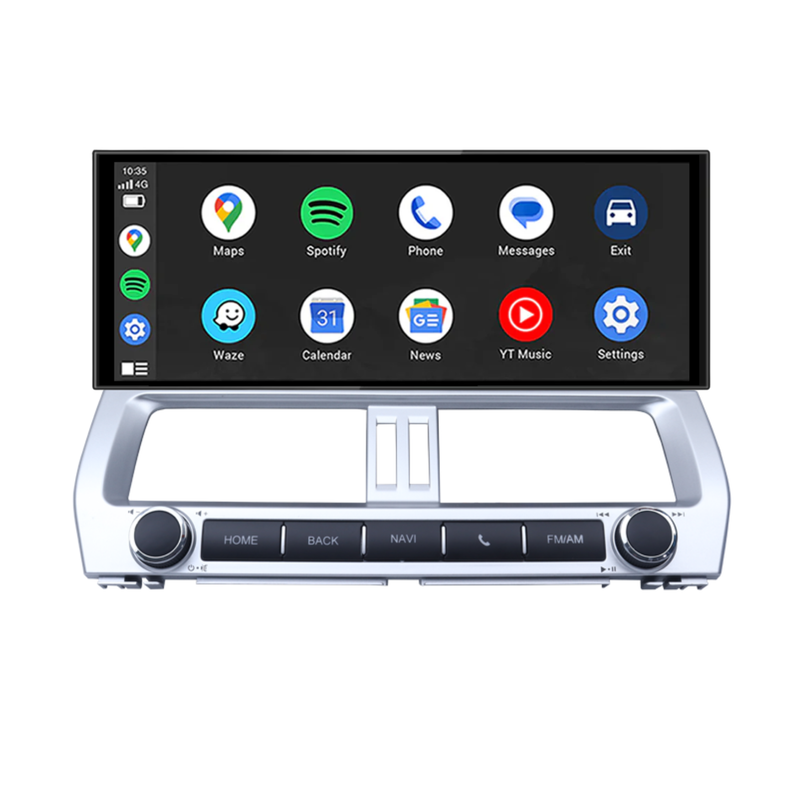 Load image into Gallery viewer, Toyota Prado (2018-2024) 12.3" HD Plug &amp; Play Head Unit Upgrade Kit: Car Radio with Wireless &amp; Wired Apple CarPlay &amp; Android Auto
