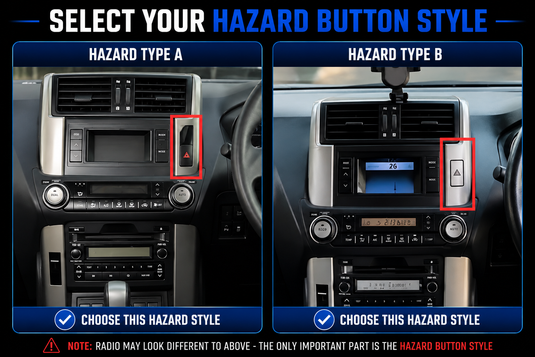 Toyota Prado (2010-2013) Plug & Play Head Unit Upgrade Kit: Car Radio with Wireless & Wired Apple CarPlay & Android Auto