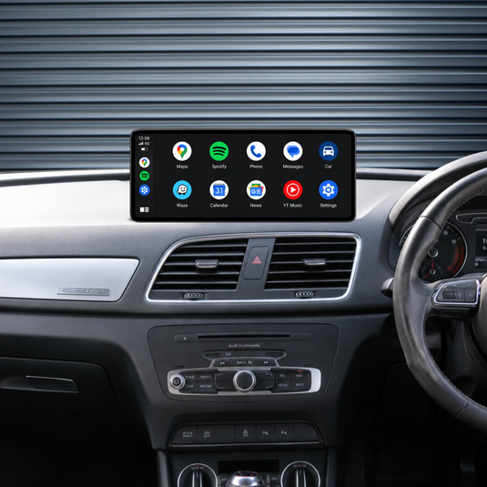 Audi Q3 / RSQ3 / 8U (2012-2018) Plug & Play Head Unit Upgrade Kit: Car Radio with Wireless & Wired Apple CarPlay & Android Auto