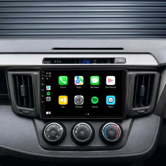 Toyota RAV4 (2013-2018) Plug & Play Head Unit Upgrade Kit: Car Radio with Wireless & Wired Apple CarPlay & Android Auto