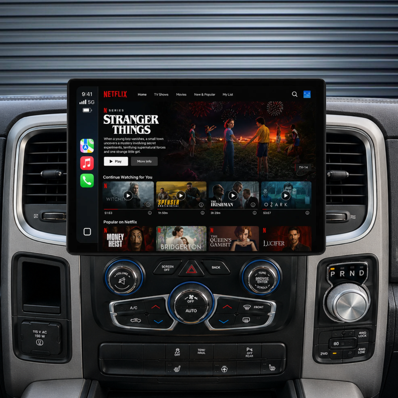 Load image into Gallery viewer, Dodge RAM 13.1" HD 1500/2500 (2013-2019) Plug &amp; Play Head Unit Upgrade Kit: Car Radio with Wireless &amp; Wired Apple CarPlay &amp; Android Auto
