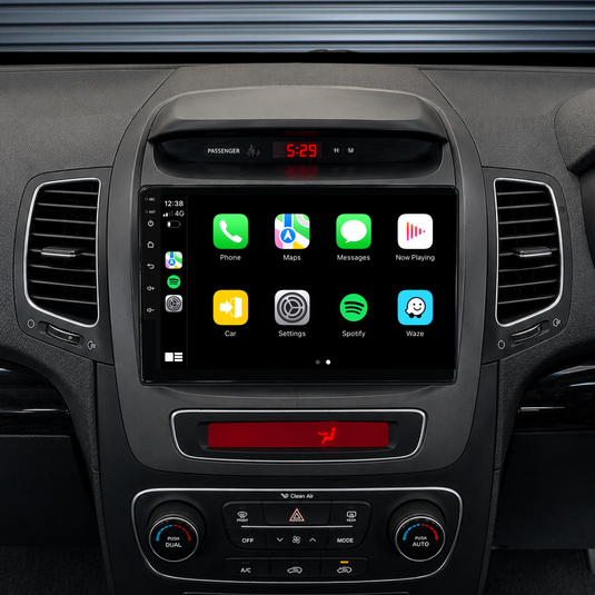 Kia Sorento (2013-2015) Plug & Play Head Unit Upgrade Kit: Car Radio with Wireless & Wired Apple CarPlay & Android Auto