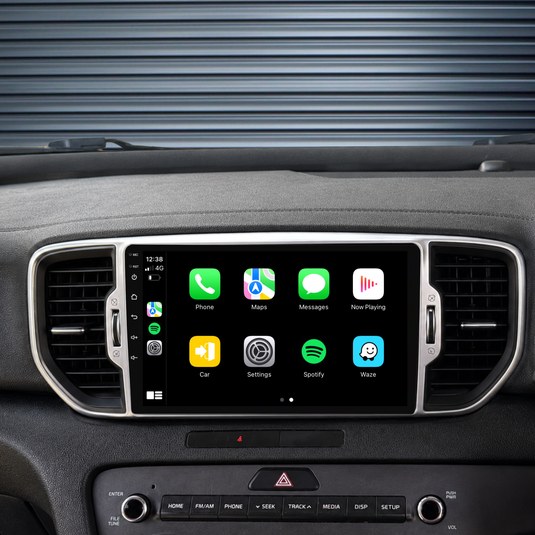 Kia Sportage / KX5 (2014-2018) Plug & Play Head Unit Upgrade Kit: Car Radio with Wireless & Wired Apple CarPlay & Android Auto
