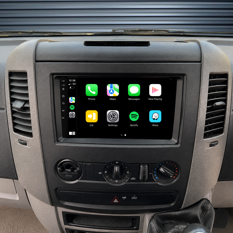 Load image into Gallery viewer, Volkswagen Crafter / Mercedes Sprinter W906 (2006-2016) Plug &amp; Play Head Unit Upgrade Kit: Car Radio with Wireless &amp; Wired Apple CarPlay &amp; Android Auto
