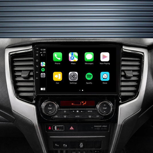 Mitsubishi Triton (2020-2023) Plug & Play Head Unit Upgrade Kit: Car Radio with Wireless & Wired Apple CarPlay & Android Auto